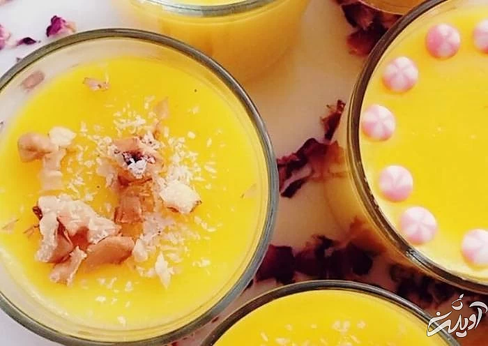 طرز تهیه فرنی زعفرانی فرنی زعفرانی